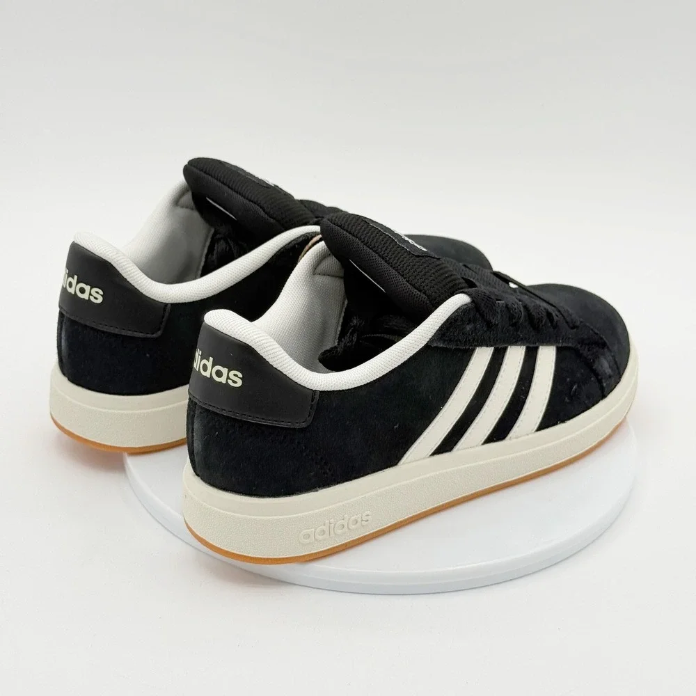 Adidas Grand Court 00s Size 4 Kids Black/White JH6178, NEW